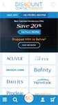 Mobile Screenshot of discountcontactlenses.com